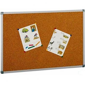 Tablero de corcho con marco de aluminio Faibo 120x180