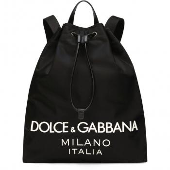 Dolce & Gabbana Black Backpack for Fashion Lovers | Size ONE SIZE