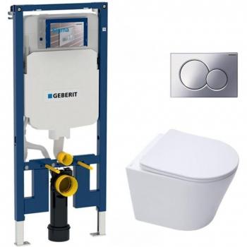 Pack Completo Geberit UP720 Extraplano y WC Infinitio sin Brida