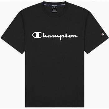 Camiseta Champion Logo Grande, S/S, Hombre, Color Negro, Talla S