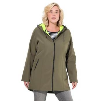 Ulla Popken A-Linien Softshelljacke für große Größen