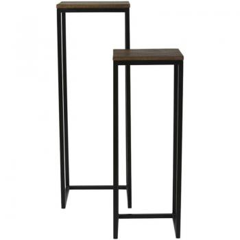 Mesa Auxiliar Negra de LIGHT & LIVING