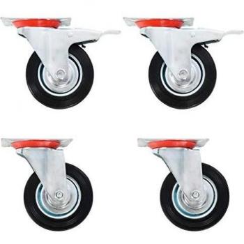 32 Swivel Casters by Vidaxl, Size 100 mm