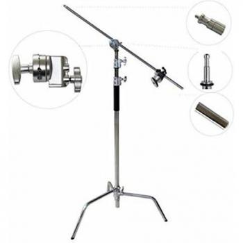 Bresser BR-C25 Trípode C Profesional 2.45m + Brazo Boom