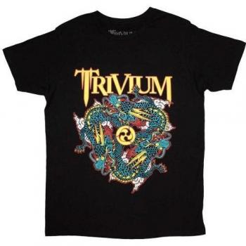 Trivium T-Shirt für Erwachsene Drachenkreis XL schwarz