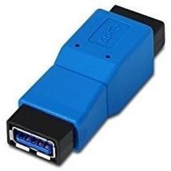 Nanocable Adaptador USB-A 3.0 Hembra a USB-A Hembra