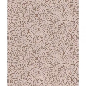 Rasch Vliestapete #ROCKNROLLE, 541540, Blumenoptik, 0.53 x 10.05 m, Braun