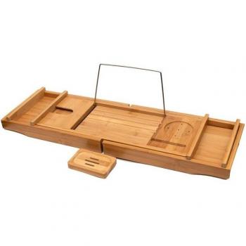 Intirilife Multi‑Task Badewannenablage – ausziehbar & verstellbar