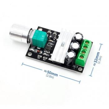 6V-28V DC PWM Motor Speed Controller 3A 80W with Potentiometer