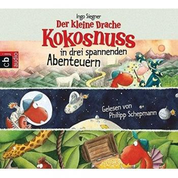 Der kleine Drache Kokosnuss in drei spannenden Abenteuern: Der kleine Drache Kokosnuss und der große Zauberer