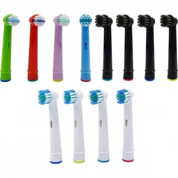 12x Kids Bamboo Charcoal Brush Heads for Oral B Electric Toothbrush