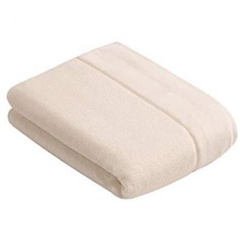 Badetuch VOSSEN Pure, 67 cm x 140 cm, weiß (ivory), Baumwolle & VEGAN