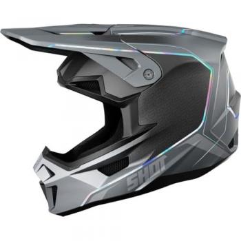 Casco de Cross Shot Lite Challenger Holográfico Mate