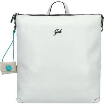 32‑cm White Gabs City Leather Backpack