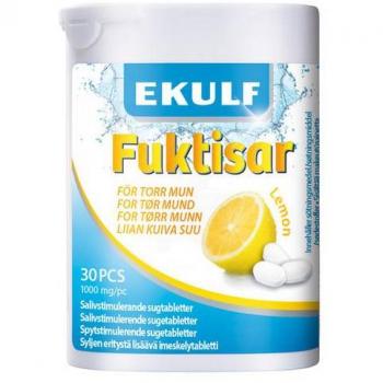 EKULF Fuktisar Lemon sugtabletter 30 st