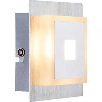 Globo Cromo LED 5W Per Soffitto con Quadro Acrilico