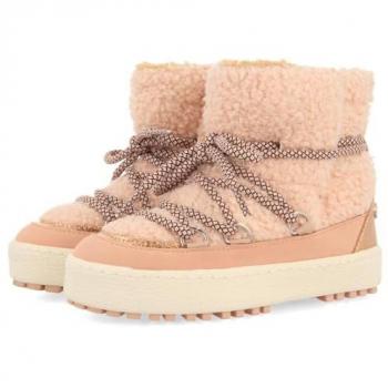 Stivaletti Bassi Gioseppo Tarup Rosa con Pelo EU 26