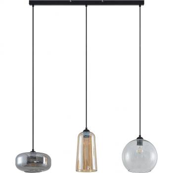 Vetro Lucande Lampada a Sospensione 3 Luci Tricolore