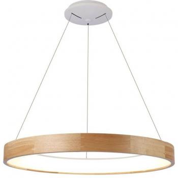 Plafonnier Design Bois Naturel 42W