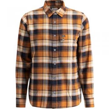 Lundhags Järpen Plaid Flannel Langarmhemd Braun M für Frauen