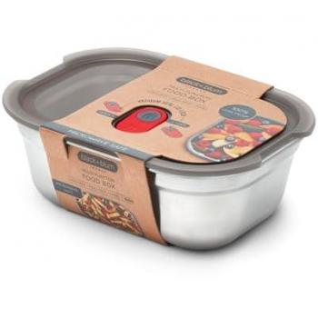 Blum Black Steel Food Containers – Set of 2