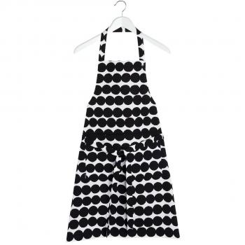 Räsymatto Tablier noir-blanc Marimekko