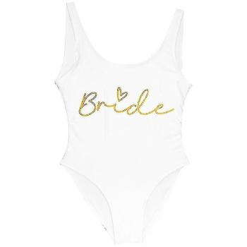 Maillot de Bain d'Été Équipe Mariée S3XL