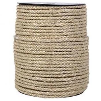Corde de sisal naturel 4 plis, 18 mm, longueur 100 m