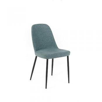 Chaise en Tissu Bleu Tamara