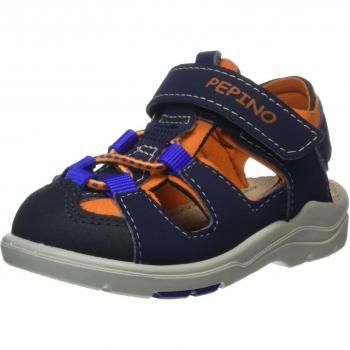 Ricosta Gery Sandali Punta Chiusa Ragazzi Blu Nautic/Papaya