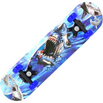 Kids 17 Inch Scooter Skateboard with Pulley Wheels