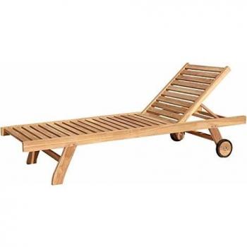 Bain de soleil teck LOMBOK Happy Garden