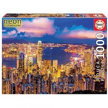 Puzzle Neón Hong Kong 1000 Piezas