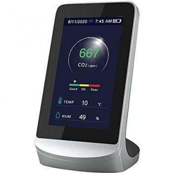 Système de Surveillance CO₂ 4-en-1 WIFI – NDIR, Température, Humidité, Alarme