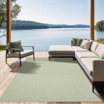 Tapis Vert Étanche 140×200 cm pour Salon et Terrasse