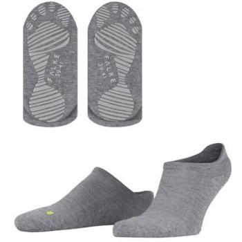 Falke Herren Sneakersocken Grau Mikrofaser unifarben 44‑45