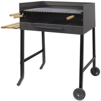 Barbacoa portátil Imex El Zorro 71520 con parrilla inox y bandeja de madera