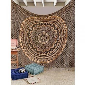 Arazzo Hippie Verde Ombre 233,7 x 208,3 cm