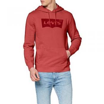 Levi's Hoodie Graphique Po-B, Rouge (HM Ssnl Tonal Pop Earth Red 0107), Medium Homme