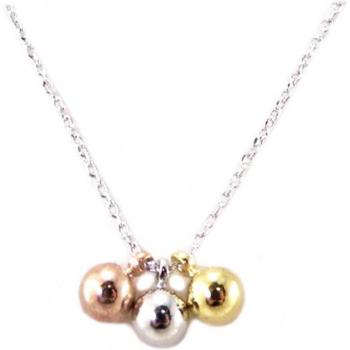 Collier Argenté Tricolore Boho 7bis Q6120