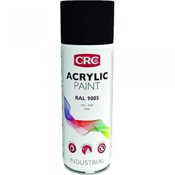 CRC Acryl Ral 9005 31075-AA Acryllack Schwarz (matt) RAL-Farbcode 9005 400 ml