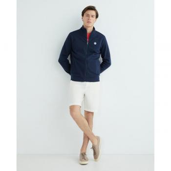 North Sails Sweatshirt Basic 691221 Dunkelblau Regular Fit