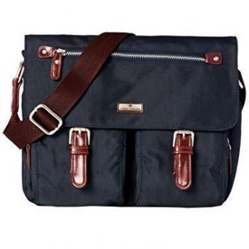 TOM TAILOR Damen Messenger Bag RINA, Blau