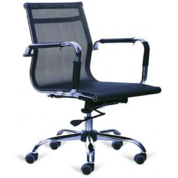 Office Comfort Niza Malla Negra Regulable