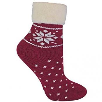 Winter Fairisle Wool Lounge Socks – Women’s Edition