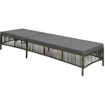 Transat de Patio en Résine Tressée