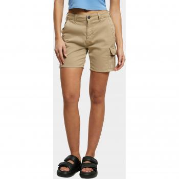 Pantalones Cortos Urban Classics Cintura Alta Beige