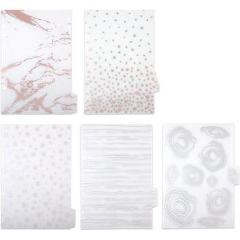 5 Pcs Colored Notebook Index Covers for A5/A6