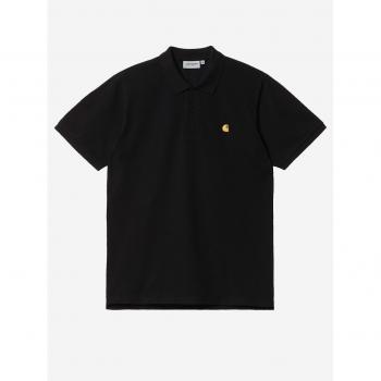 Carhartt WIP Polo Noir – Série S/S – Taille M – Tissu Coton