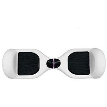 GlideGuard: Funda de silicona blanca para skate y hoverboard